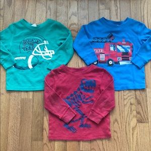 Bundle - 3 - 3T Thermal Long Sleeve Tops